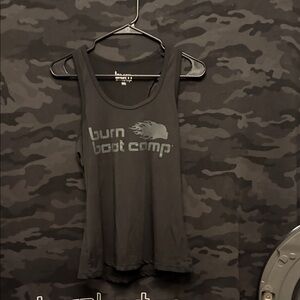Burn Boot Camp Black Women's Tank Top with Logo